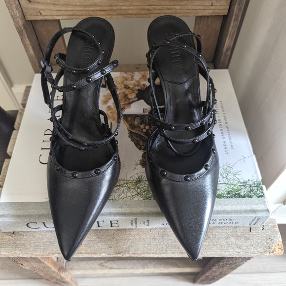 Schutz Leather Heels - Picture 2 of 9
